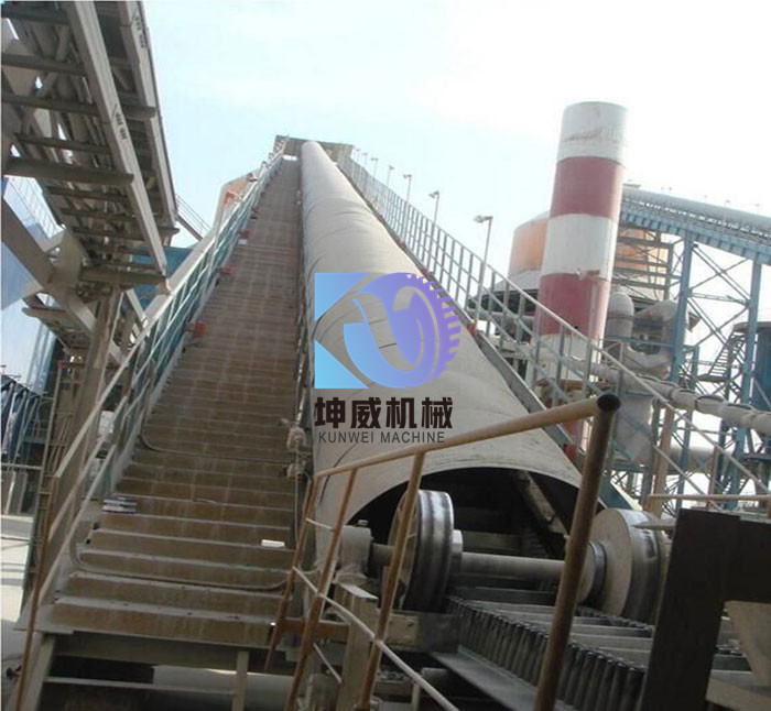 鋼鐵廠大傾角皮帶輸送機 鋼鐵廠大傾角皮帶輸送機